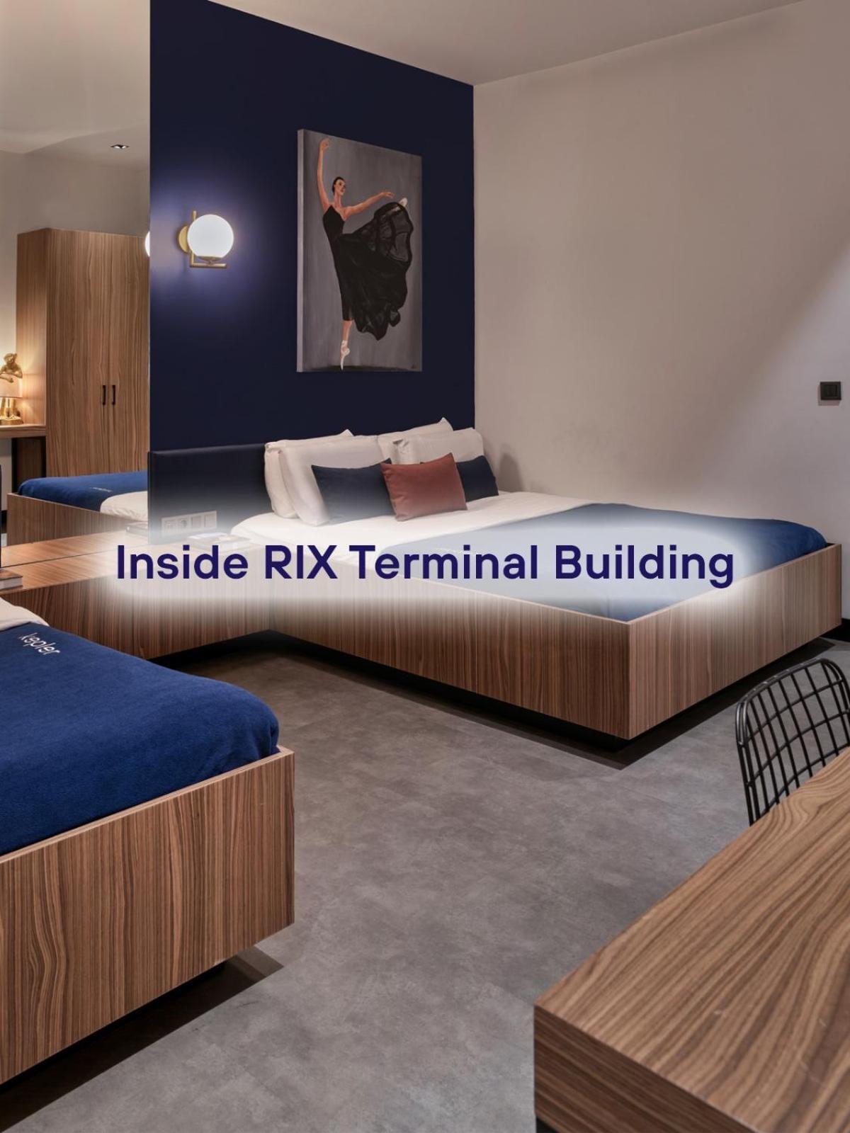 Kepler Club Riga Airport Hotel - Landside Public Area Ieki Esterno foto