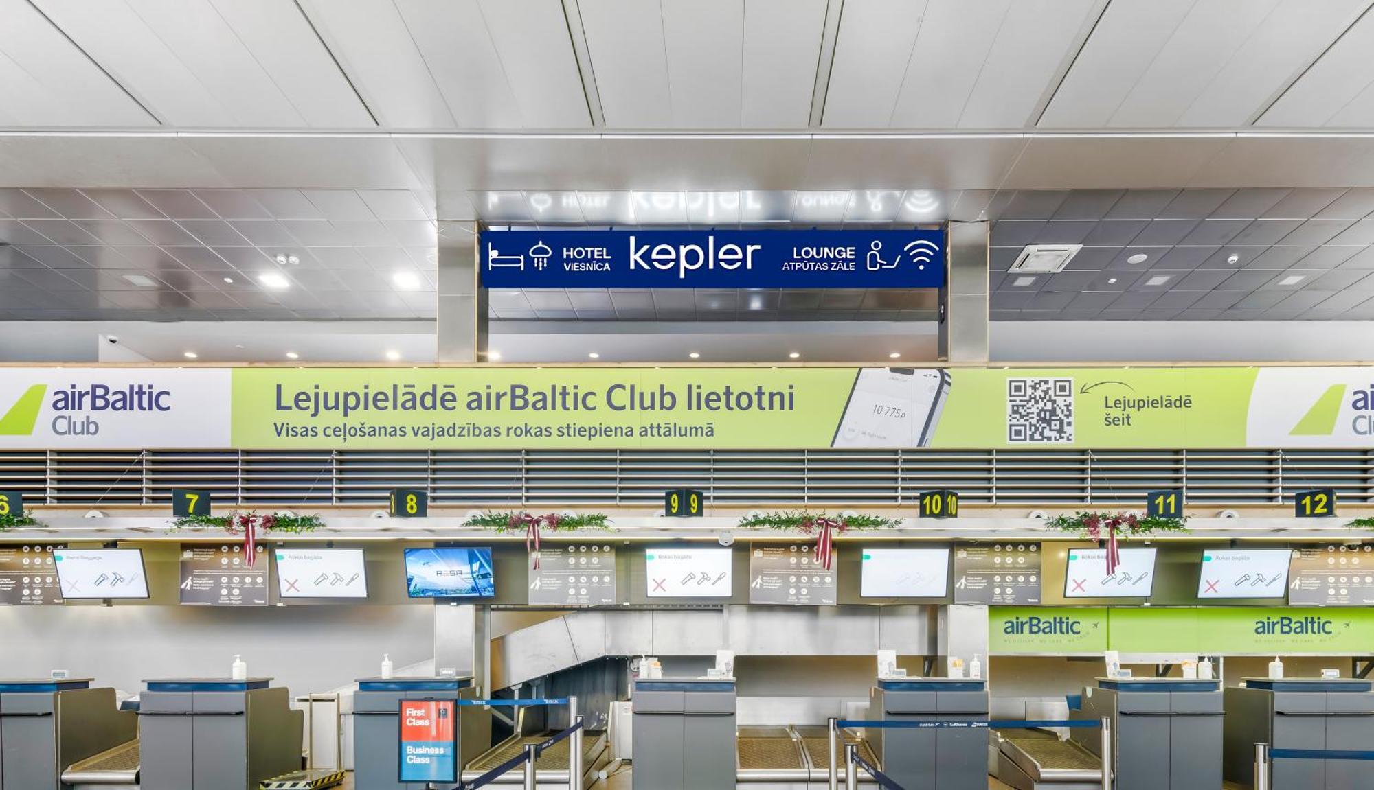 Kepler Club Riga Airport Hotel - Landside Public Area Ieki Esterno foto